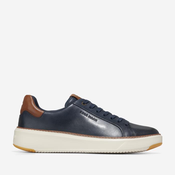 Cole Haan Men Grandpro Topspin Sneaker - Sepatu Pria (Navy)