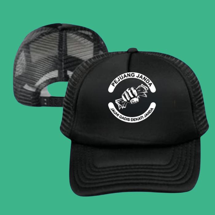 TOPI JARING HITAM PEJUANG JANDA JAUHI GADIS DEKATI JANDA BAHAN NYAMAN DIPAKAI