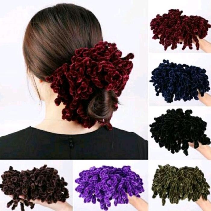KUNCIRAN UBUR-UBUR/IKAT RAMBUT UBUR-UBUR/CEPOL HIJAB 100 JURAI