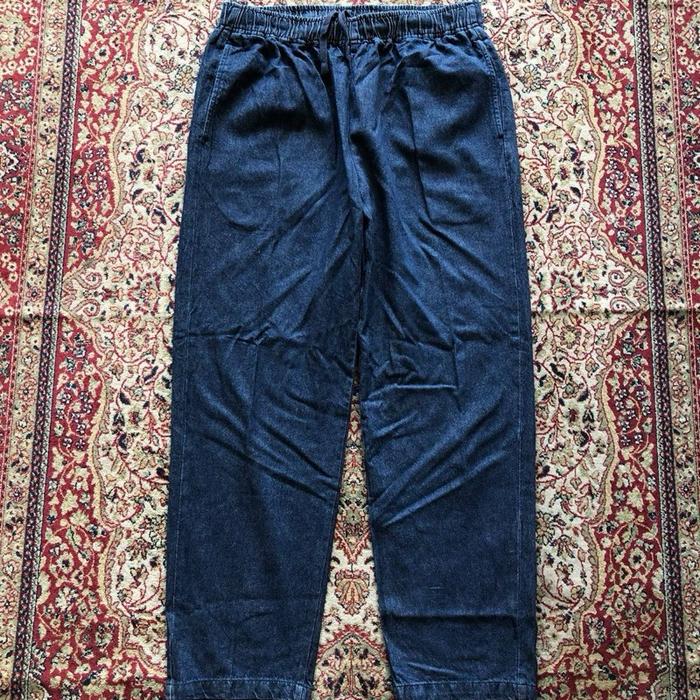 Celana Muji denim relaxed pants Vintage denim pants HH575