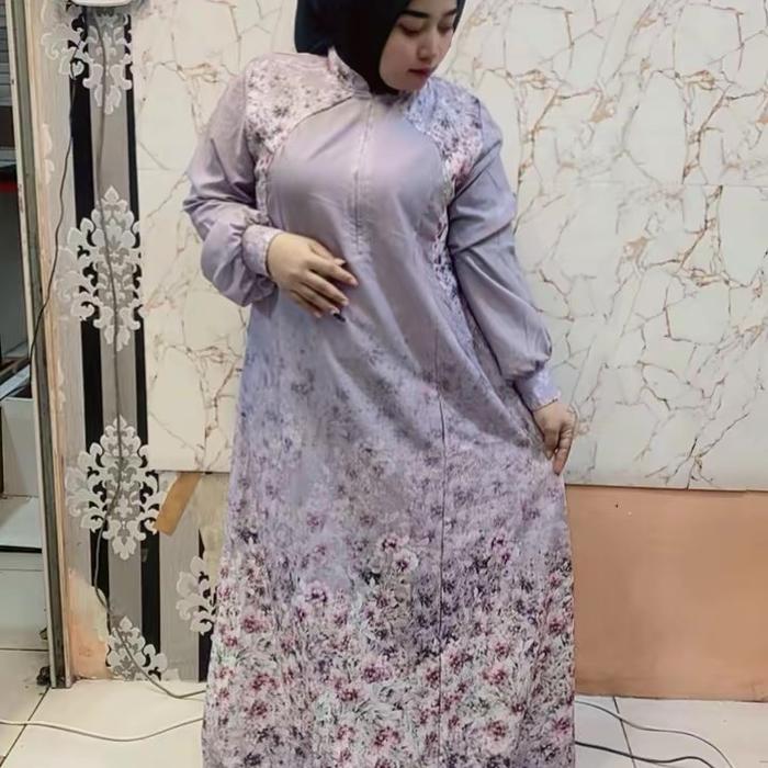 Gamis lareeya manggo silk Vitasari ollshoop