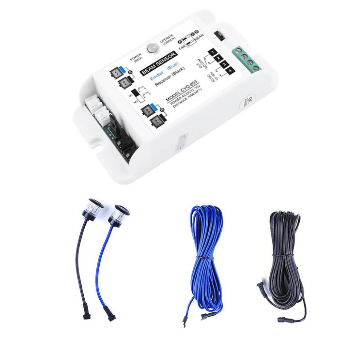 Beam Automatic Door Opener Safety Beam Sensor Infrared Anti-Clip