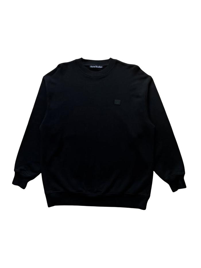 Authentic / Original Acne Studios – Face Patch Sweatshirt (Black)