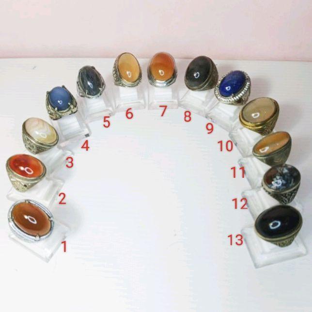 Cincin Batu Akik Asli Original batu akik pria