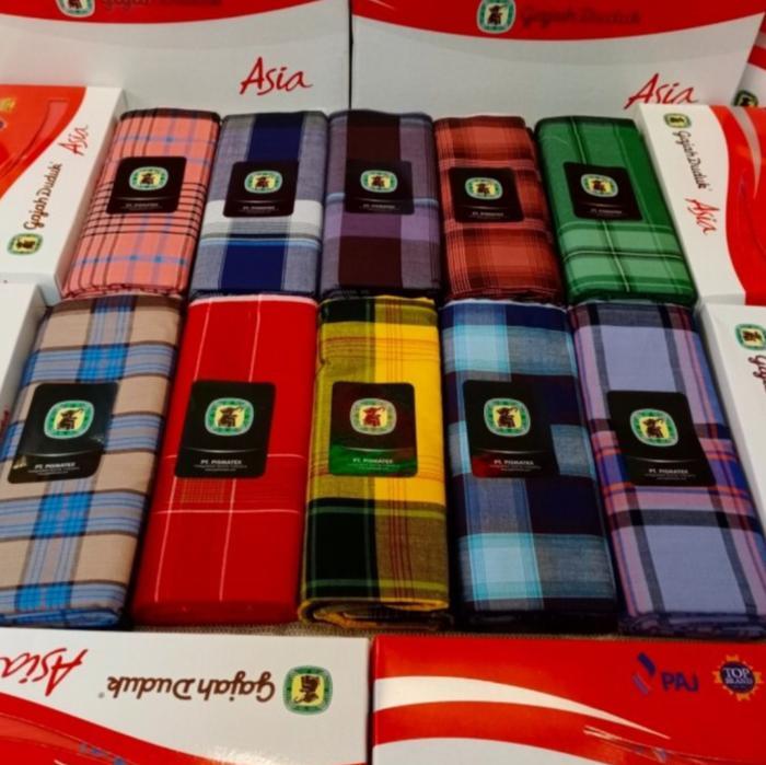 GUYS BELII Wadimor Sarung Gajah Duduk Asia Motif Kotak Kombinasi Ukuran Besar untuk Dewasa Kualitas 