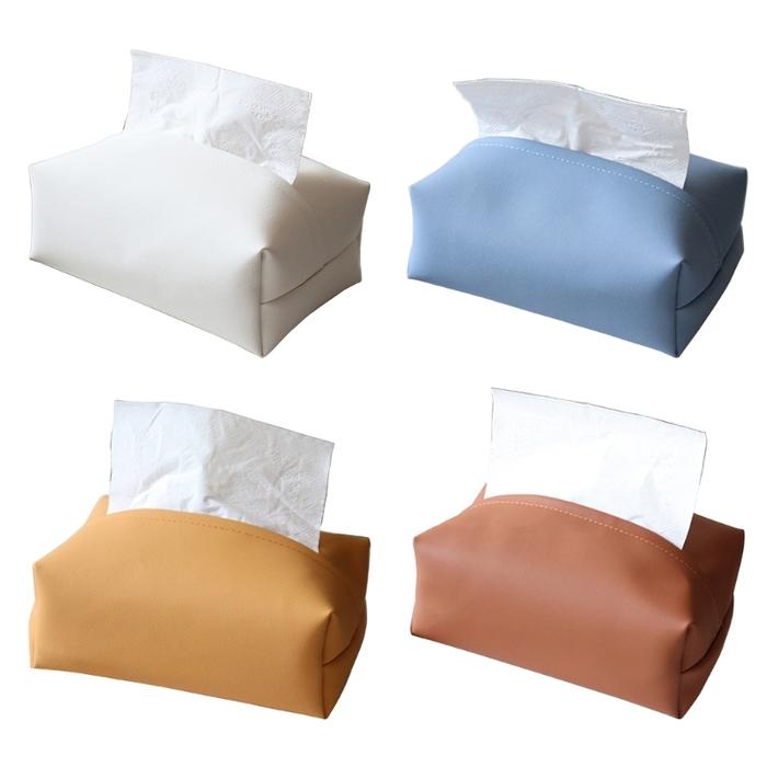 Restaurant Napkin Holder Box Nordic-style Tissue Box Leather Tissue