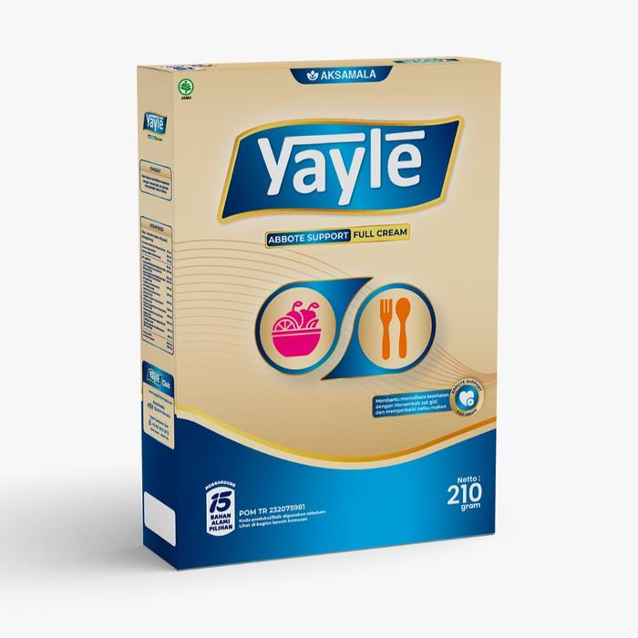 Yayle Abbote Susu Pertumbuhan Dukung Tumbuh Kembang Optimal Si Kecil 210 Gram BPOM Halal Dengan Ekst