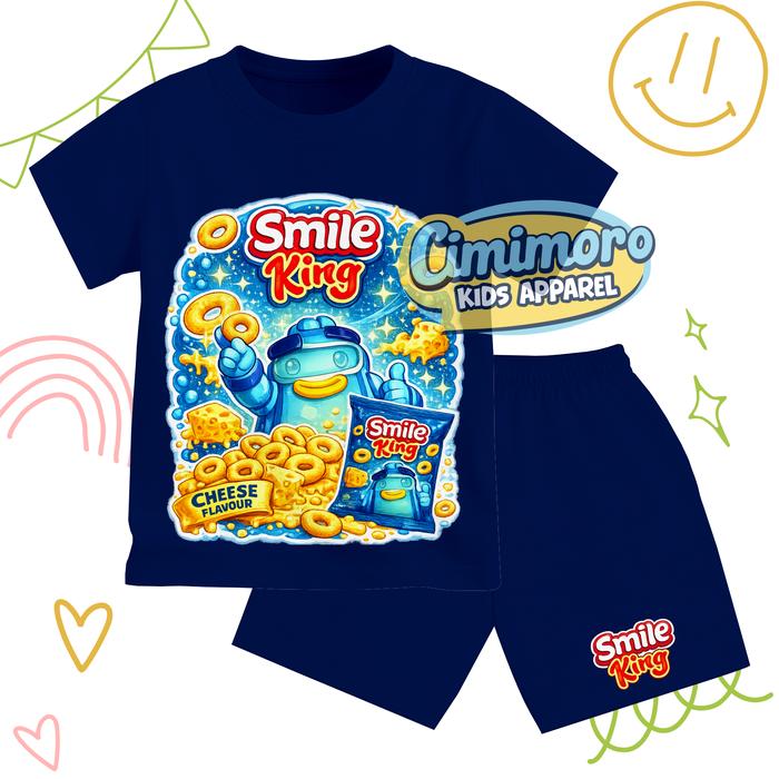 Cimimoro Setelan Anak Cowok Cewek Viral Terbaru Gambar FULL Snack Smile King