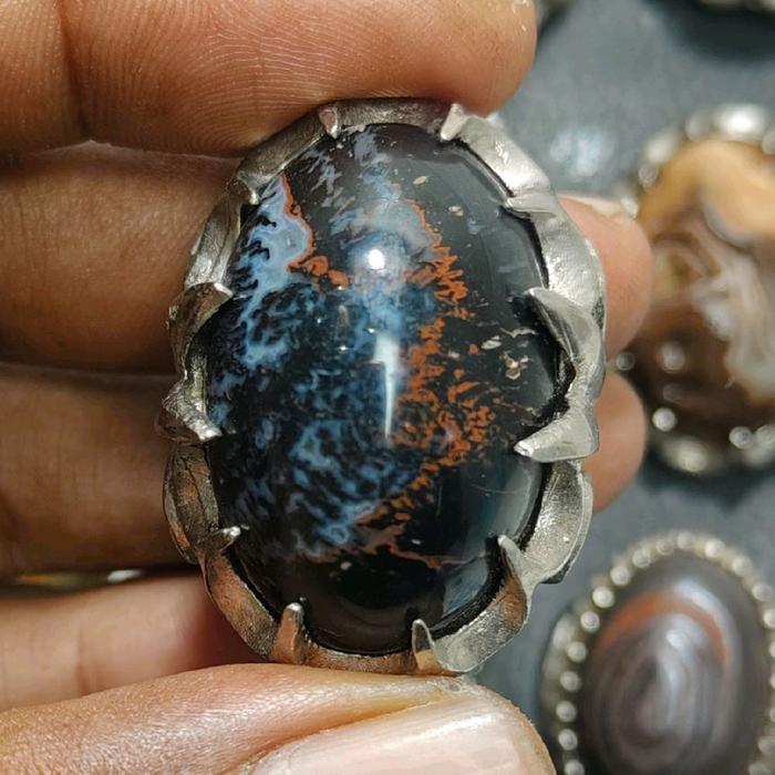 batu akik p0zil kelor serat merah sangat langka