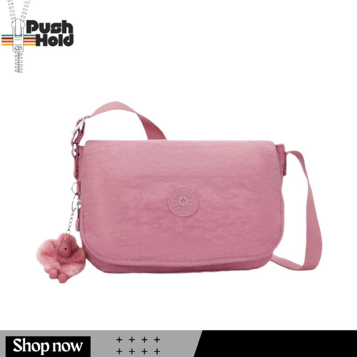 Kipling Shoulder Bag EARTHBEAT S Tas Selempang/Bahu Wanita Original - Cosmo Pink