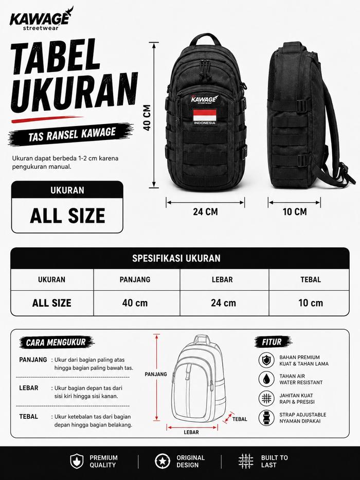 Tas Punggung Sepeda Cycling Bag Tactical Waterproof Outdoor sepeda Multifugsi