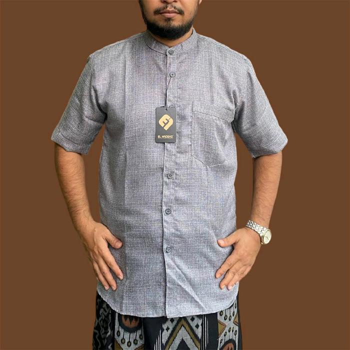 Kemeja Pria Lengan Pendek Koko El Haddad