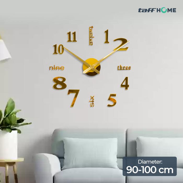 Cahayastore - Jam Dinding Besar | Giant Wall Clock | Jam Quartz Dekorasi