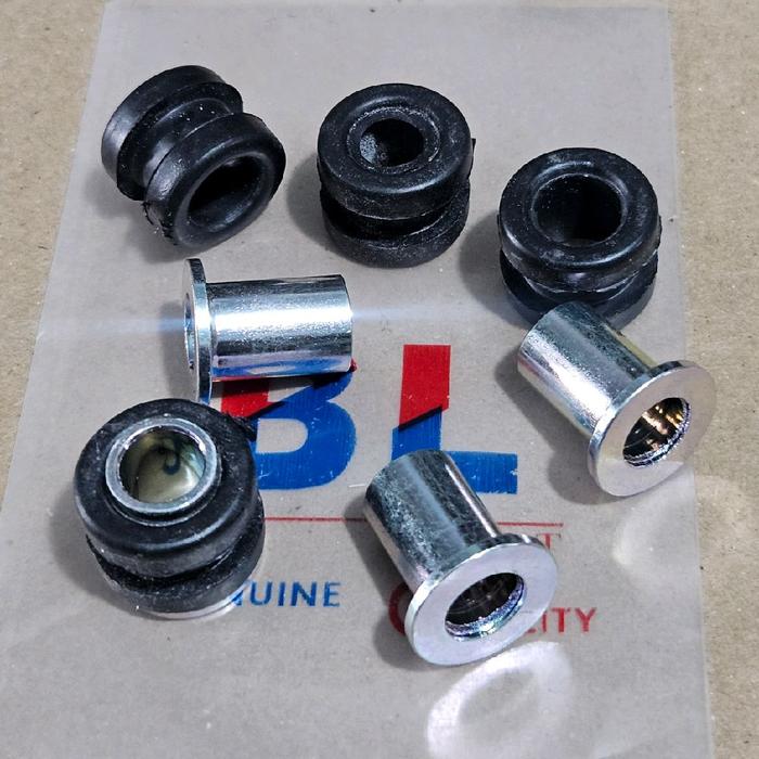 (4 ring + 4 karet) SET Karet Body + Ring Bosh M8 untuk baut 12