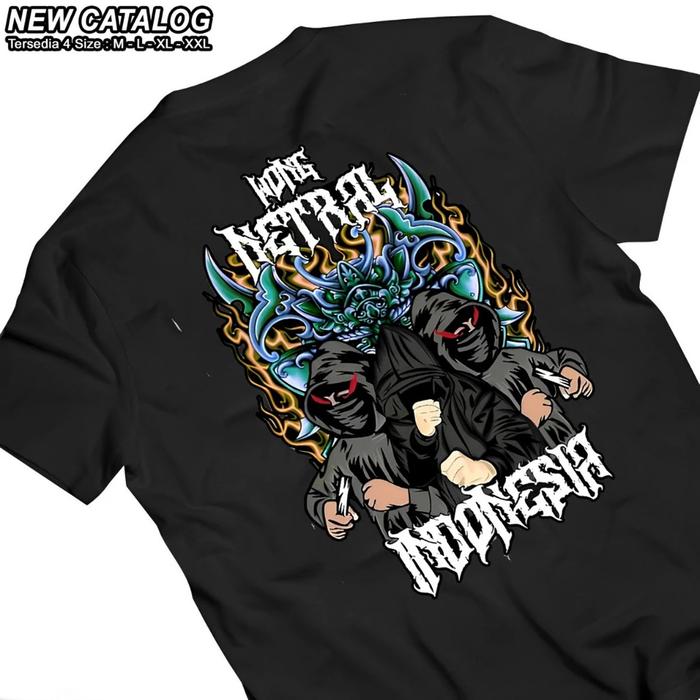 Kaos Anak distro wong netral Indonesia termurah kaos wong netral Indonesia MURAH "WONG NETRAL CAT DI