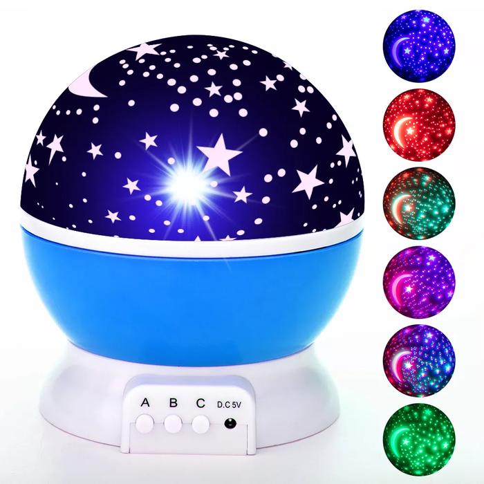 Projector Lamp Children Bedroom LED Night Light Baby Lamp Decor