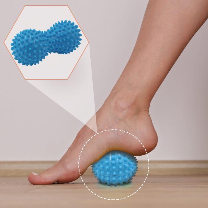 Massage Ball / Bola Duri Terapi / Bola Terapi Stroke Akupuntur Spiky Peanut PVC Kacang