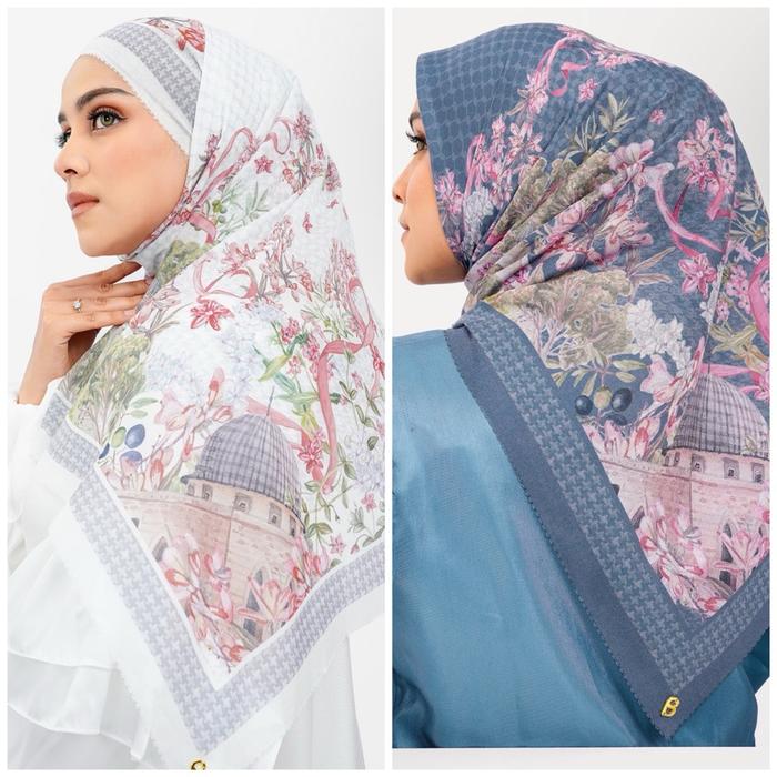 Al Aqsa Voal Square Buttonscarves