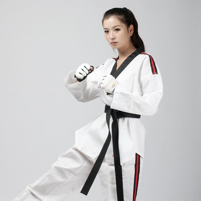 Seragam Dasar Taekwondo Kerah Poom Dobok Seni Bela Diri Jujitsu