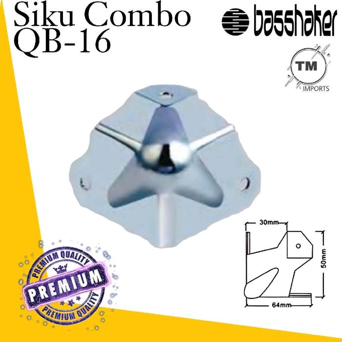 Aksesoris Siku Sudut Combo QB-16 Hardcase Chrome by Basshaker