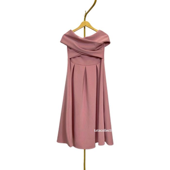 dress vania koreanstyle a line body cone