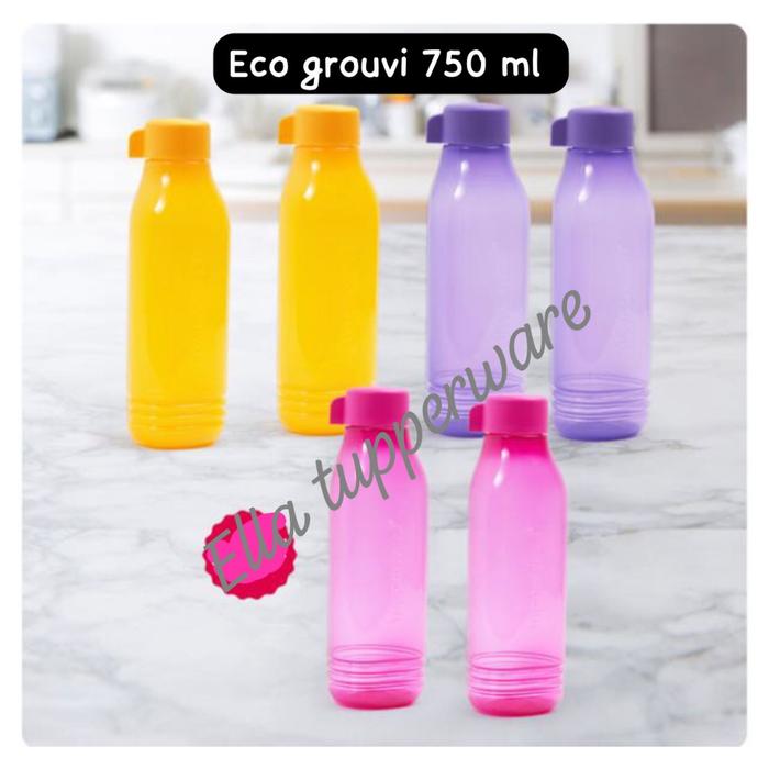 READY Botol Minum ECO 750 ml Segitiga [ Ella Tuppy Tuperware ]