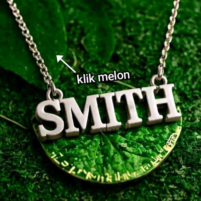 Klik Melon Kalung SMITH dengan Desain Unik dan Menarik untuk Tampilan yang Stylish