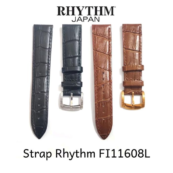 Strap Kulit Jam Tangan Rhythm Fl1608L Original