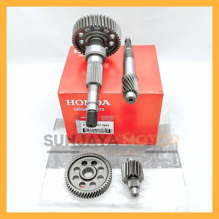 Gear Rasio Set Original Honda K97 Gigi Rasio Pcx 150 Lokal Adv 150 Gear Gardan Ori Ahm #Gratisongkir