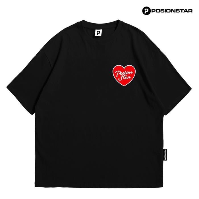 POSIONSTAR- PLEASURE LOVE TSHIRT BLACK