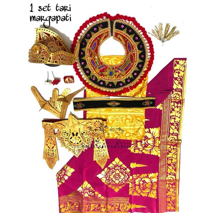 Pakaian Tari Margapati / Kostum Tari Panji Semirang Tradisional Khas Bali Exclusive