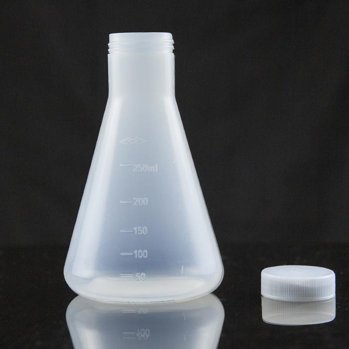 50Ml Hingga 1000Ml Botol Wadah Kerucut Labu Erlenmeyer Plastik Lab
