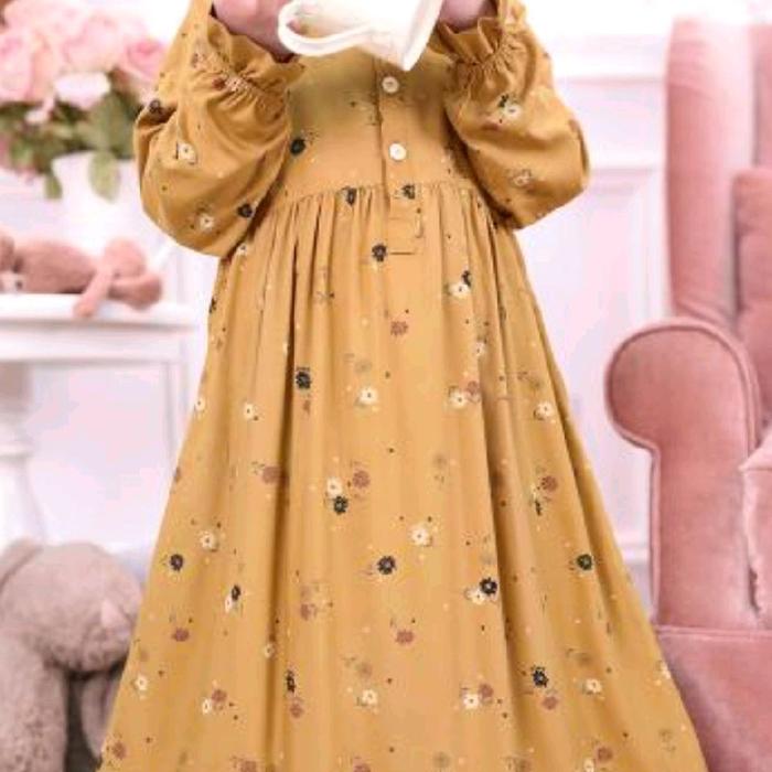Little Ditsy Aelita mustard size 7