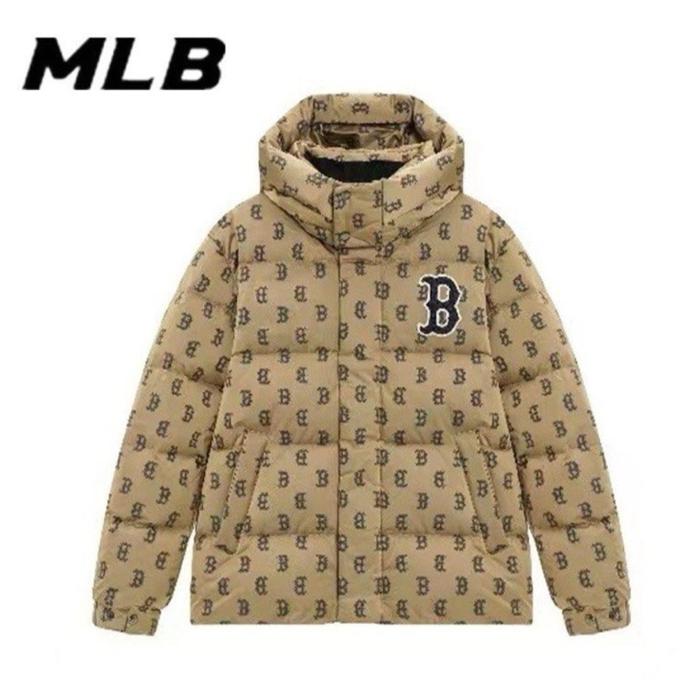 MLB Jaket Musim Dingin Premium Mewah dengan Monogram MLB untuk Tampilan Elegan dan Hangat