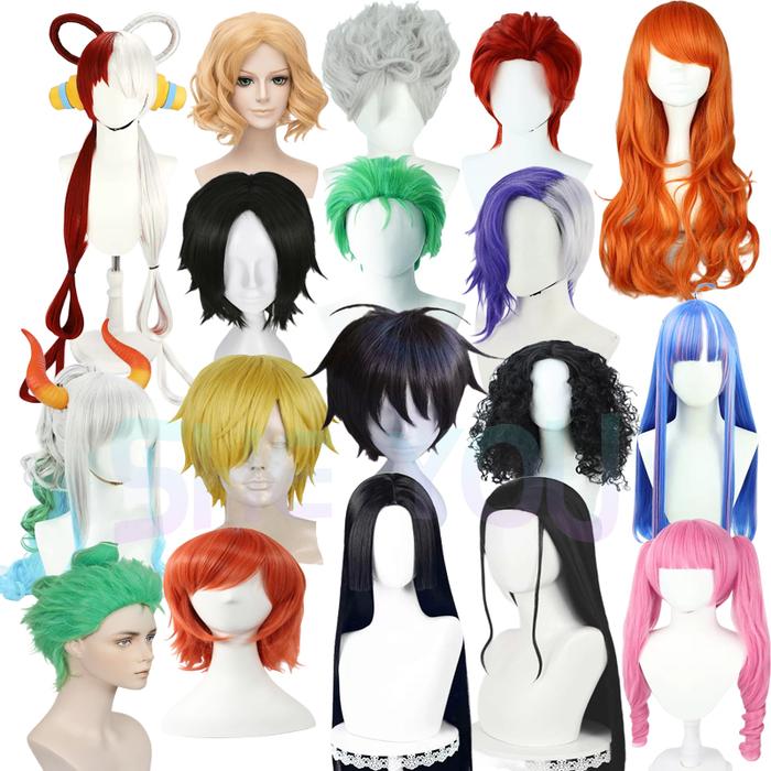 Anime ONE PIECE Wigs Monkey D. Luffy Nika Uta Yamato Nami Sanji Boa