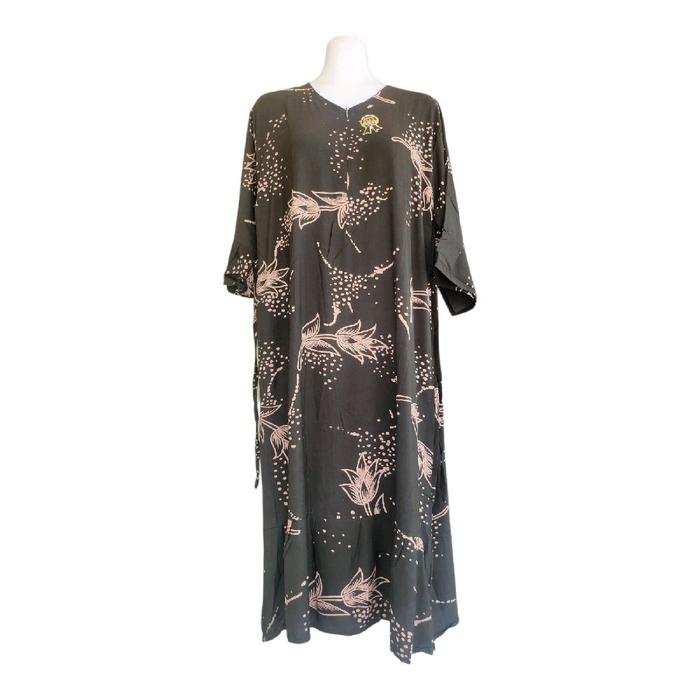 Daster mama nenek lengan rampel 78 batik cap rayon santung tebal jotol Ld 110 Pb 114 busui