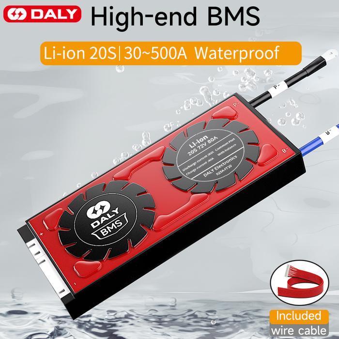 3.7V Battery pack 20S 72V E-bike Li ion battery bms 18650 BMS 30A 40A
