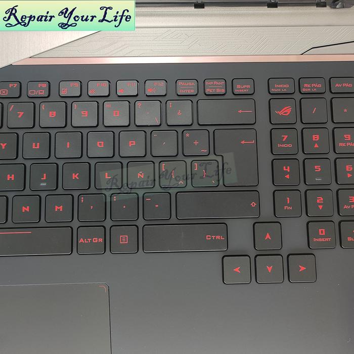 Latin touchpad keyboard backlight for Asus ROG G701 G701V G701VO