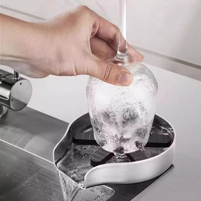 Kitchen Automatic Rotary Cup Washer 304 Stainless Steel Vegetable Basin Cup Washer