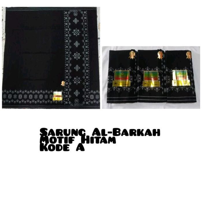 Sarung Samarinda Al-Barkah Hitam