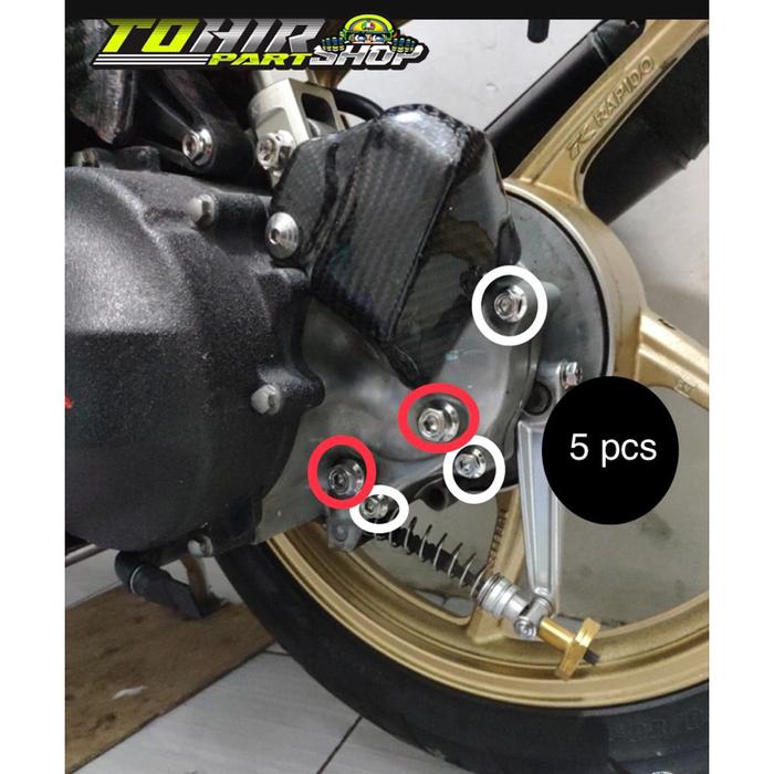 Baut Gardan Krengkes BeAT Fi ESP Scoopy ESP (5pcs) Stainles HENG