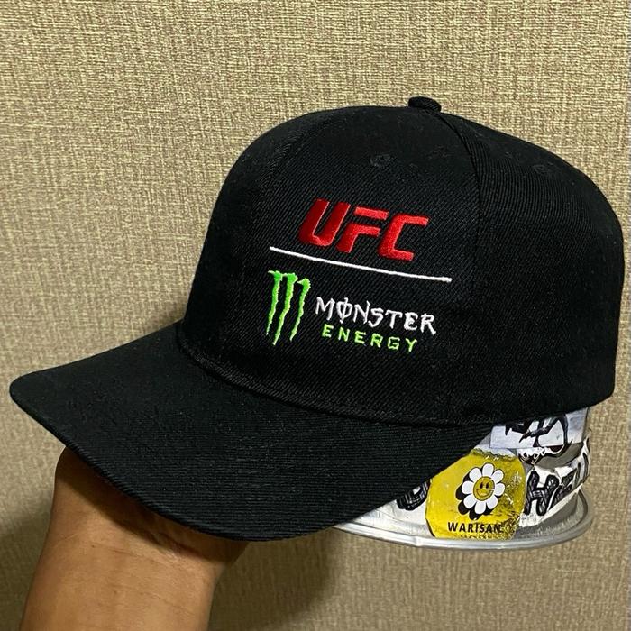 Topi Cap Caps Boxing Snapback Hat Hats Tinju MMA UFC Monster Energy Authentic Original