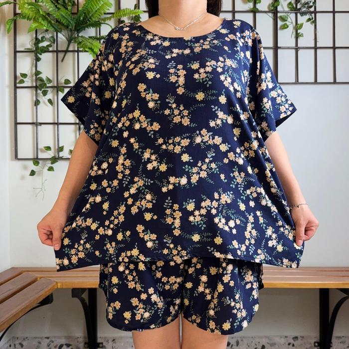 MUAT 80-100KG!!! SETELAN SUPER JUMBO FIT TO 4XL RAYON PREMIUM IMPORT ST/RI-G REAL PICT