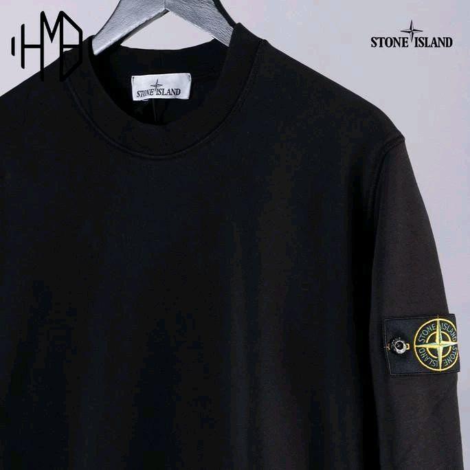 jaket gunung jaket waterproof jaket parka stone island premium Pria Hitam Tebal Cowok Keren Casual U