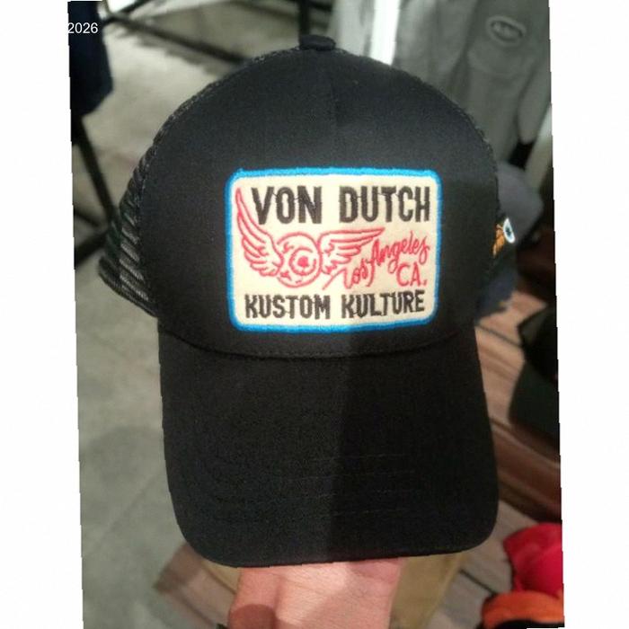 TOPI VON DUTCH ORIGINAL - TRUCKER - BLACK | Kekinian