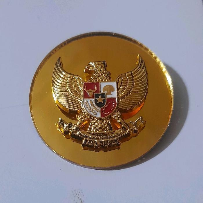 pin garuda pancasila bulat peniti