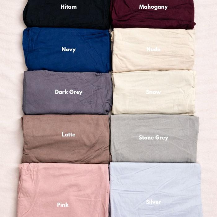 Bergo Malay Tencel Dengan Kualitas Premium Cocok Banget Buat Daily Dengan Pilihan Warna Hitam,Navy,D