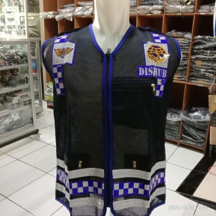 New / Rompi Jaring Perhubungan |Rompi Jaring Dishub Biru Dongker |Rompi Dishub Jaring |Rompi