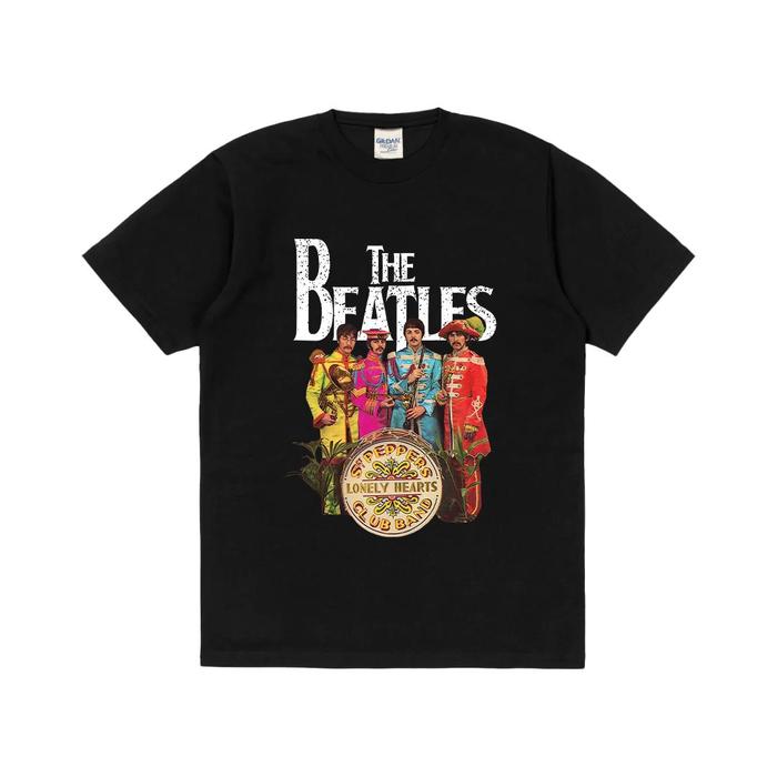 [COD] Kaos The Beatles Sgt Pepper - T-shirt Band - Combed - S