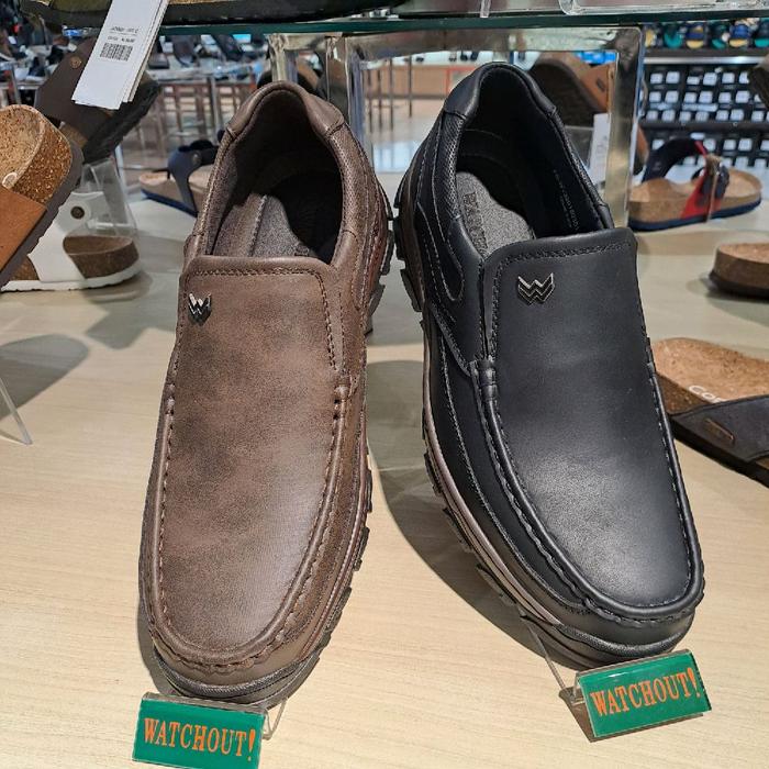 Sepatu Boots Pria Watchout by Matahari Bahan Sintetis Sol Thermalplastik Ringan Ukuran 39-44